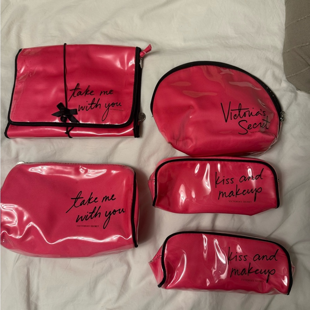 Victoria's Secret Pink Cosmetic Bag Set